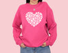Heart with Paw Prints Sweatshirt