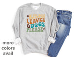 AUTUMN LEAVES AND DOGS PLEASE SWEATSHIRT