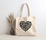 Heart with Paws Lightweight Tote