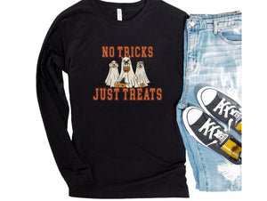 No Tricks Just Treats Long Sleeve T-shirt