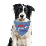 Red White & Woof Dog Bandana
