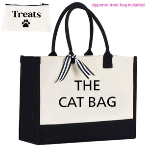 The Cat Bag Canvas Tote