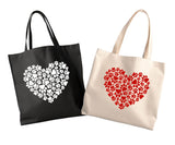 Heart with Paws Lightweight Tote