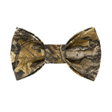 Camo Dog Bow Tie in Brown 
