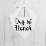 Dog of Honor Wedding Bandana
