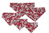 Lobster Fest!  Dog Bandana - Over the Collar Style in 5 Sizes | Free Ship - Hunter K9 Gear