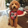 Too Cute for the Naughty List Christmas Dog Bandana