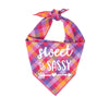 Sweet & Sassy Luxe Flannel Dog Bandana