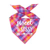 Sweet & Sassy Luxe Flannel Dog Bandana