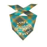 The Snuggle is Real Luxe Flannel Dog Bandana