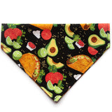 TACO Tuesday Dog Bandana - Over the Collar Style in 5 Sizes