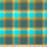 Turquoise Luxe Plaid